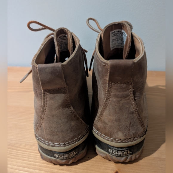 SOREL Women’s Duck Boots Brown/Black Waterproof Lace Up | Size 8 | EUC - Picture 4 of 6